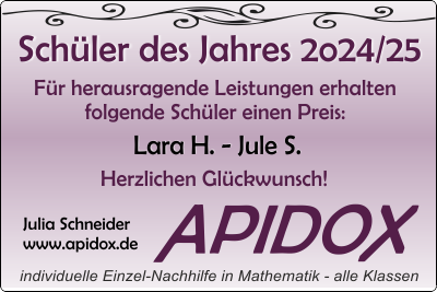 Schüler des Jahres